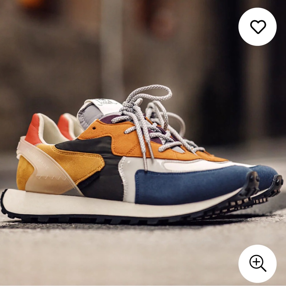 HECTOR MADEN Lightweight Colorblock Fashion Running Sneaker